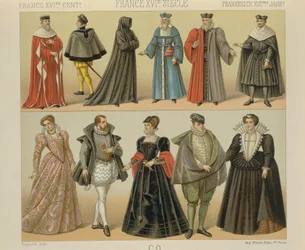 "Le Costume Historique" (La Historia Completa del Traje) por Auguste Racinet, Volumen IV