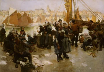 La Partida de la Flota Pesquera, Boulogne, 1891
