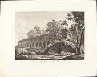 Restos de la villa de M. Bruto en Tívoli