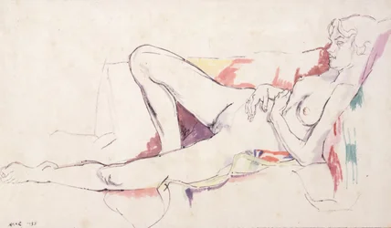 Desnudo reclinado