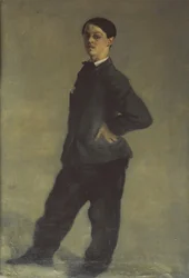 Autorretrato del artista a los 16 años