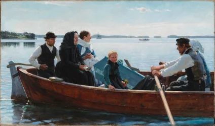 El traslado del ataúd del niño (El funeral de un niño)