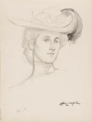 Mujer con sombrero (¿Mme Flore Deschamps)