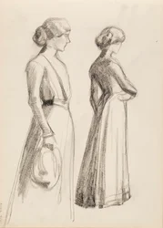 Dos personajes femeninos