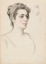 Boceto para un retrato de mujer