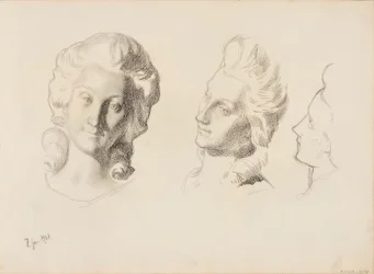 Máscaras, boceto / 1700 (Rokokoo), boceto