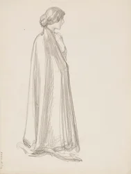 Mujer con capa
