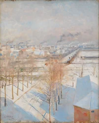 París bajo la nieve