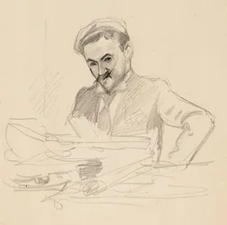 Retrato del artista, conde Louis Sparre