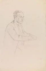 Retrato de Louis Pasteur, boceto