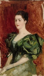 Retrato de la Sra. Dagmar Dippell, boceto compositivo
