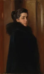 Retrato de la esposa del artista, Ellan Edelfelt