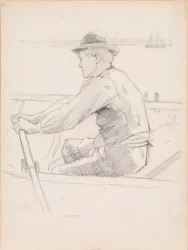 Boceto para el transporte del ataúd de un niño (El funeral de un niño)