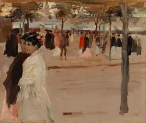 Estudio para el camino de la orilla, Sevilla