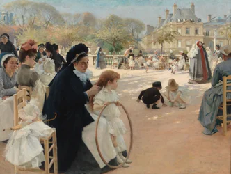 Los Jardines de Luxemburgo, París