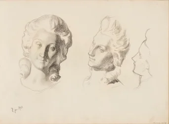 Máscaras, boceto / 1700 (Rokokoo), boceto