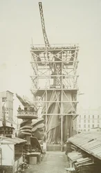 Montaje de la Estatua de la Libertad, 1883