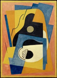 Composición con guitarra