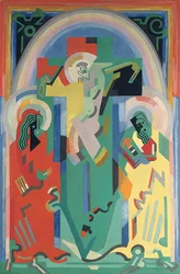 Crucifixión, c.1935 (óleo sobre lienzo)