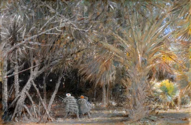 Jungla, Los exploradores (acuarela y bodycolour)