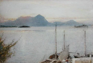 Amanecer desde Baveno, Lago Maggiore
