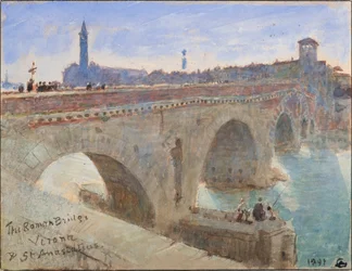 El Puente Romano, Verona y San Anastacio