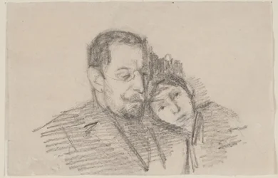 Retrato del abogado Hartvigson y su hija