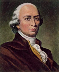 Johann Gottfried von Herder, filósofo y poeta alemán (litografía en color)