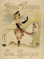 Folies Bergère. Lona Barrison, c. 1895