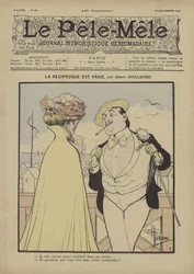 La recíproca es verdadera. Ilustración para Le Pele-Mele, 1900