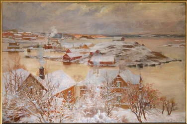 Aday in December (pintura sobre lienzo)