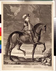 Christian IV a caballo