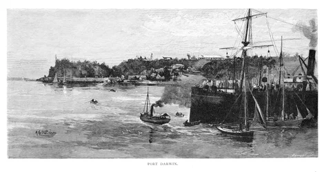 Puerto Darwin, 1886