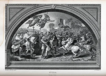 Atila después de Rafael, 1882