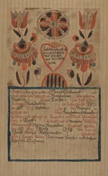 Certificado de Nacimiento Alemán de Pensilvania, c. 1936