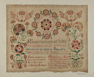 Certificado de Nacimiento Alemán de Pensilvania, c. 1940