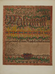 Certificado de defunción alemán de Pa., c. 1937