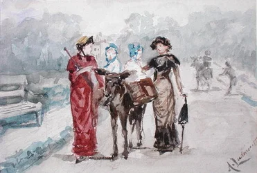 El paseo en burro