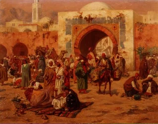 En la puerta de la ciudad