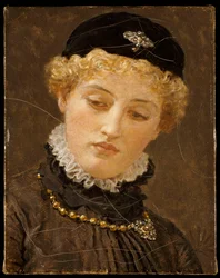 Ellen Terry como Portia en "El Mercader de Venecia", c.1885