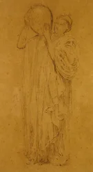 Niña con Jarra, c.1867
