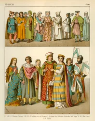 Traje francés 1200