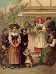 Traje alemán, Elsass Um Strassburg