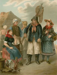 Traje alemán, Schleswig-Holstein, An den Kusten