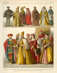 Traje italiano 1500