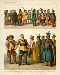 Trajes diversos 1600
