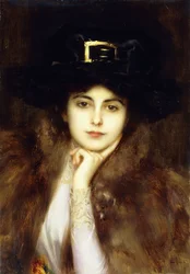 Retrato de una dama elegante