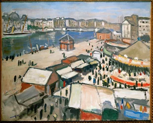 Fete foraine (óleo sobre lienzo)
