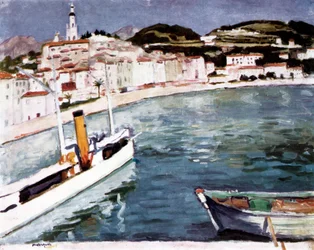 Puerto en Menton, 1905