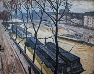París en invierno. Quai Bourbon